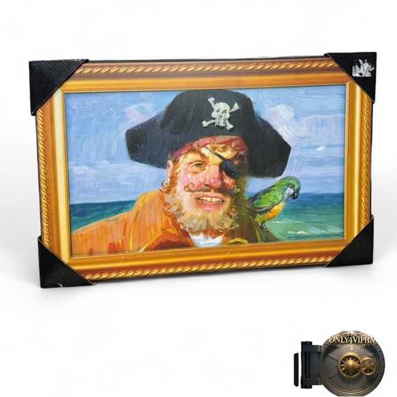Viacom Spongebob Painty Pirate WoodenPrint 13x19 Art Wall Decor NEW